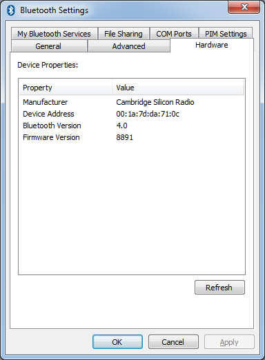 csr harmony wireless software stack 4.0 windows 10